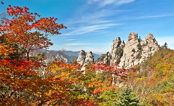 Attractions Corée du sud Seoraksan