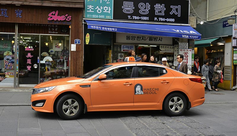 taxi Séoul